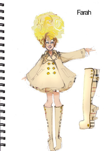 Farah Sketch from Priscilla Queen of the Desert the Musical